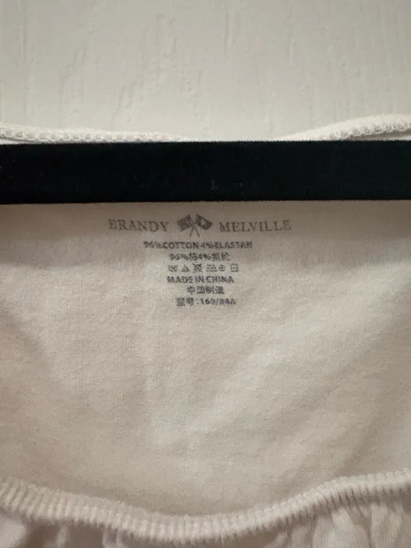 Brandy Melville John Galt Casey Ruched Top - Image 3