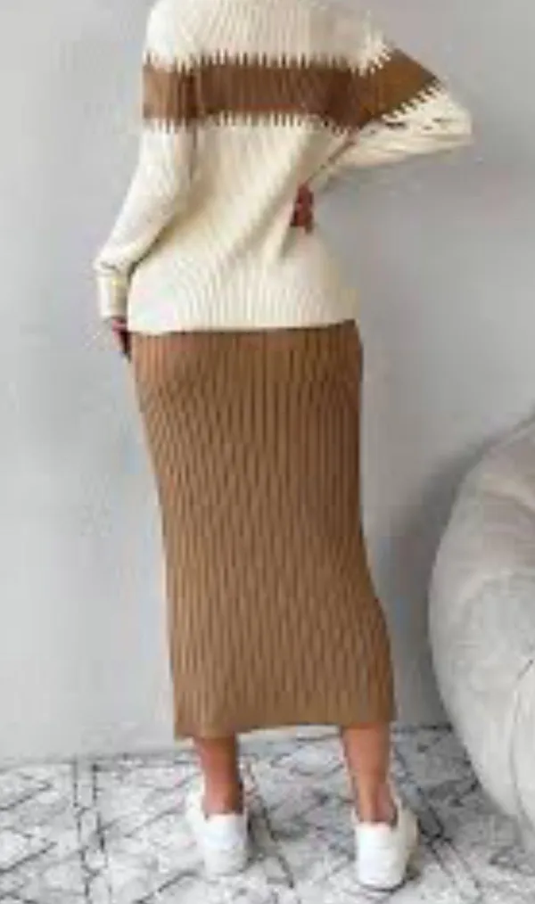 Skirt Set Brown - Image 3