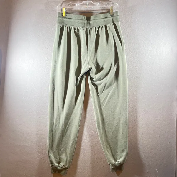 744 | MTV‎ Music Television Graphic Jogger Sweatpants Sage Green Womens Small - Image 2