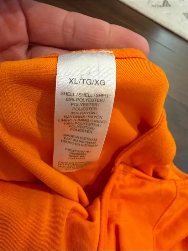 Women’s Orange Ruffle Maxi Dress Size XL - C15-022 - Image 3