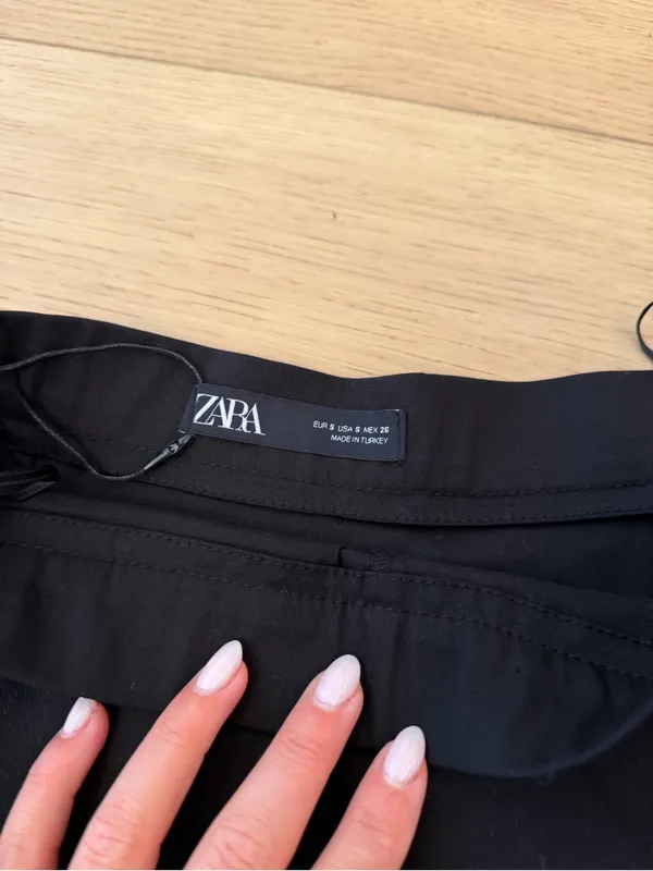 Women’s Black Ruffle Skort Zara - Image 2