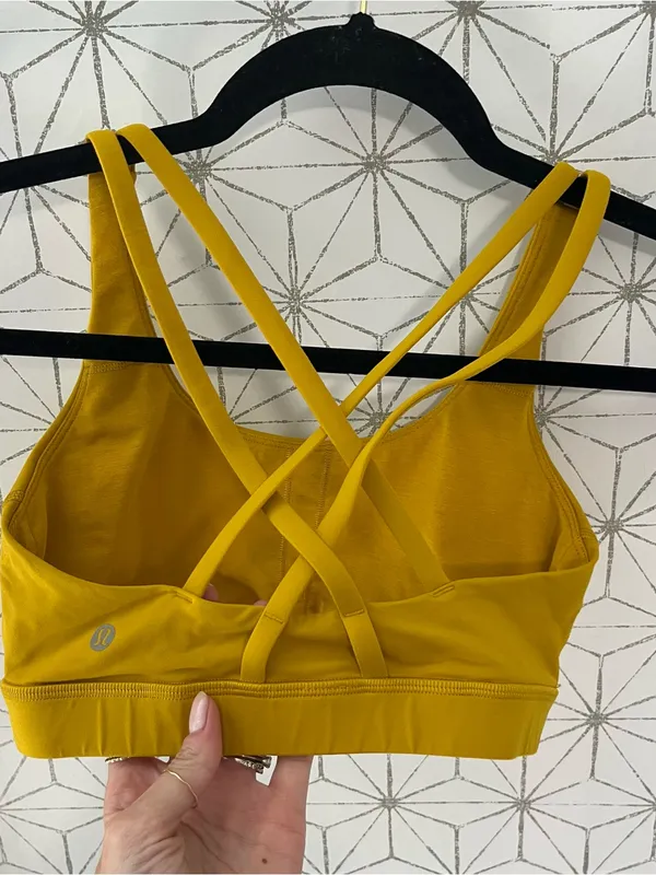 Lululemon Mustard Energy Bra - Image 3