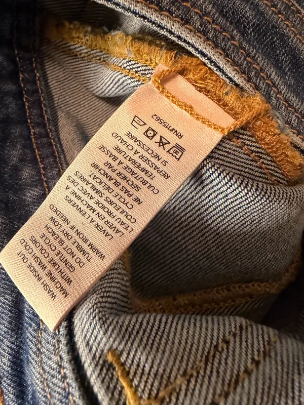 Cinq A Sept Briella Denim Jeans Pant Blue Saphir Size 8 - Image 5