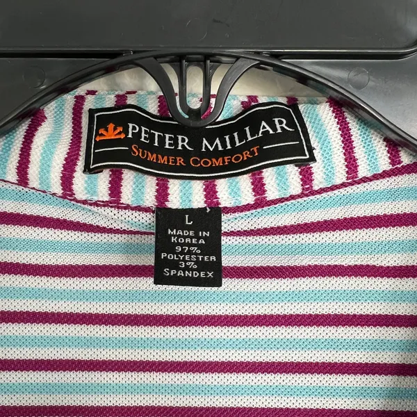Peter Millar Summer Comfort Striped Polo  - Image 4