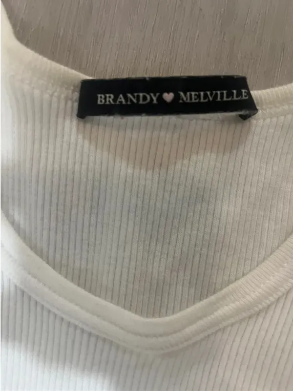 Brandy Melville White Tank Top  - Image 2