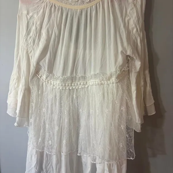 POL‎ white lace blouse - Image 4