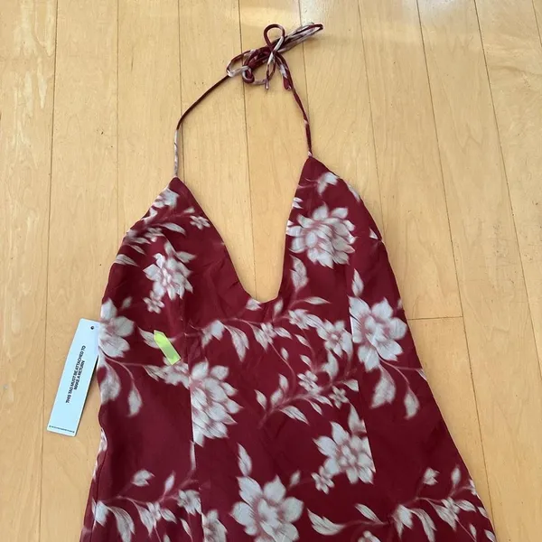 Princess Polly Esmira red floral halter mini dress - Image 5