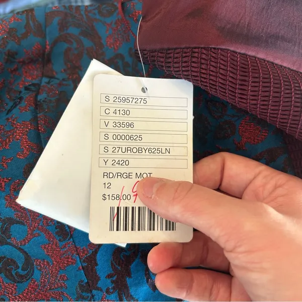 Anthropologie NWT Paprika Brocade Mini Dress - Image 14