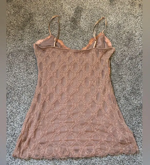6 Degrees Y2K Sparkly Lace Cami Top - Image 3