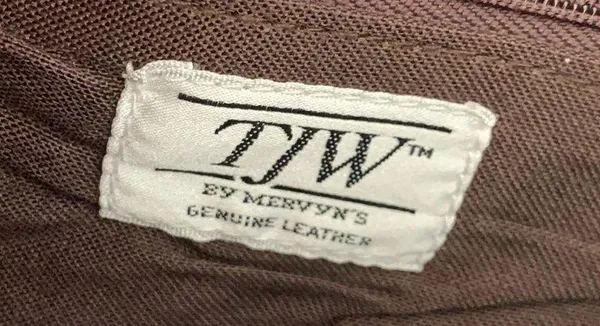 Vintage TJW by Mervyn’s Leather Bag - Image 7