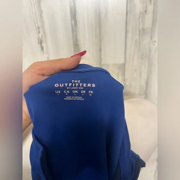 Quarter zip sweater Blue Size L - Image 4
