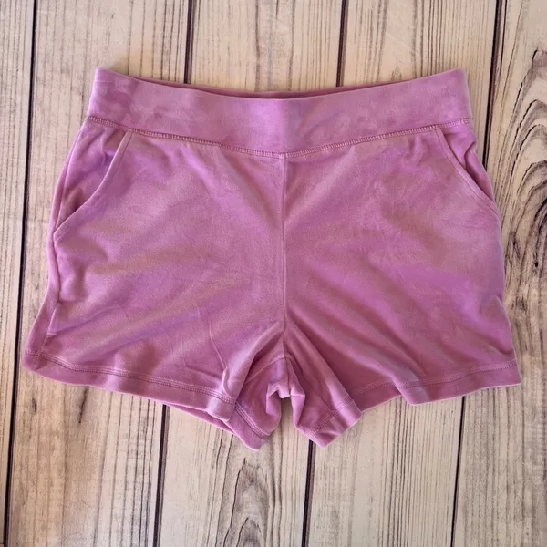 Juicy Couture Dewberry Pink Velour Rhinestone Short Zip Hoodie Set - Image 9