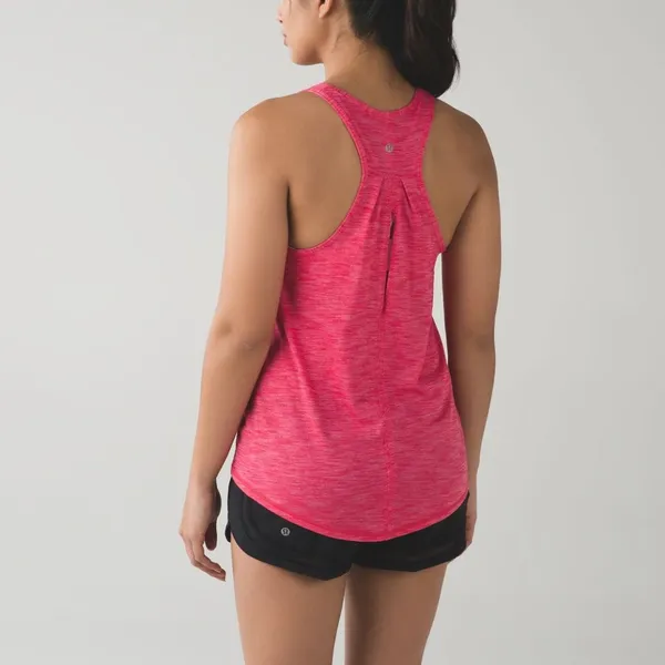 Lululemon Salute the Sun Singlet II Heathered Boom Juice Athleisure Yoga Running - Image 2