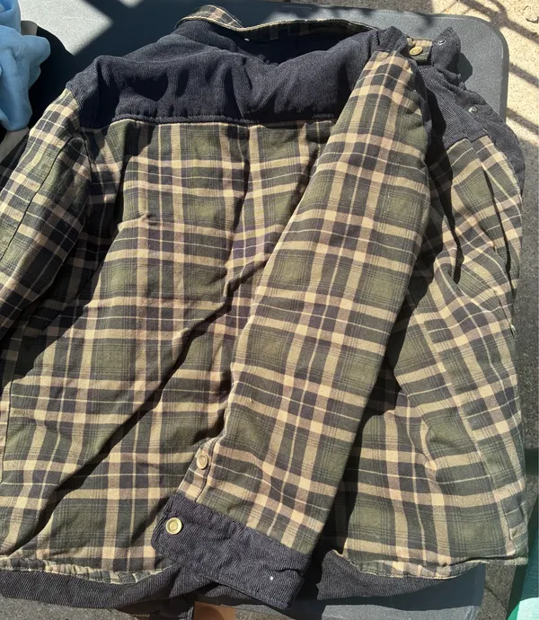 Flannel jacket Green Size M - Image 2
