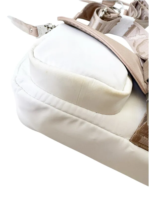 NWT Steve Madden Move Utility Crossbody Bag Cream and Tan With FLAWS - Image 9