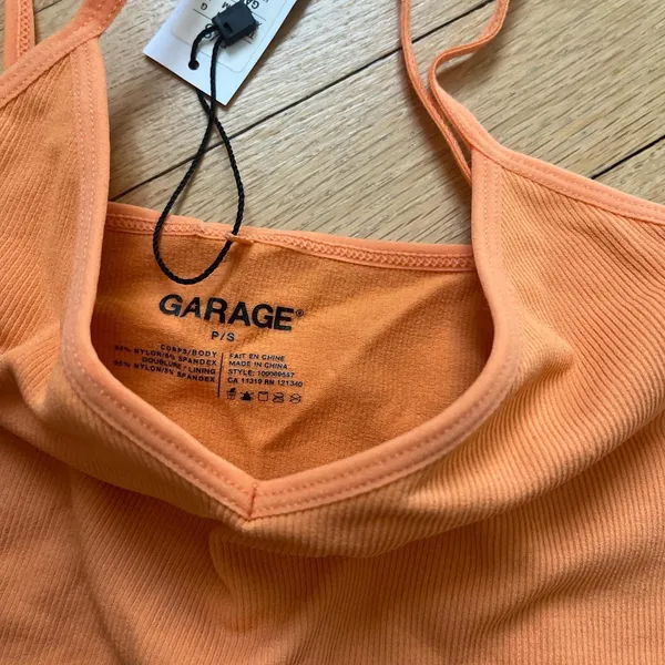 Garage orange tank top - Image 2