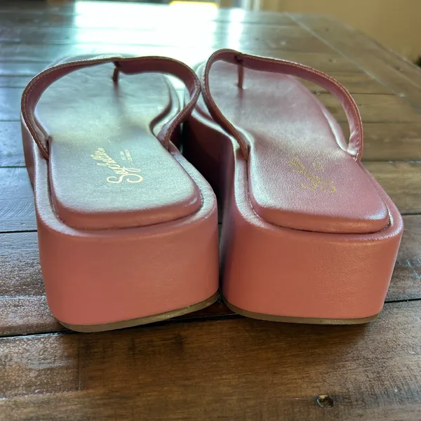 Seychelles Sunflower Pink Platform Summer Thong Sandals 6 - Image 8