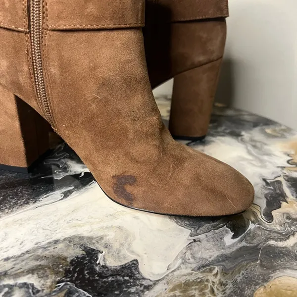 Kate Spade New York Brown Suede Ankle Booties with Bow - Image 12