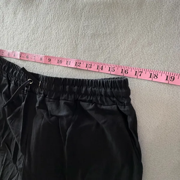 Women's Pull On Elastic Drawstring Linen Cotton Blend Pant Size XL #260651 - Image 4