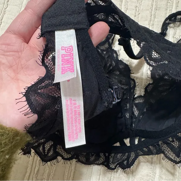 Victoria's Secret Pink Date Unlined Lace Bra - Image 4