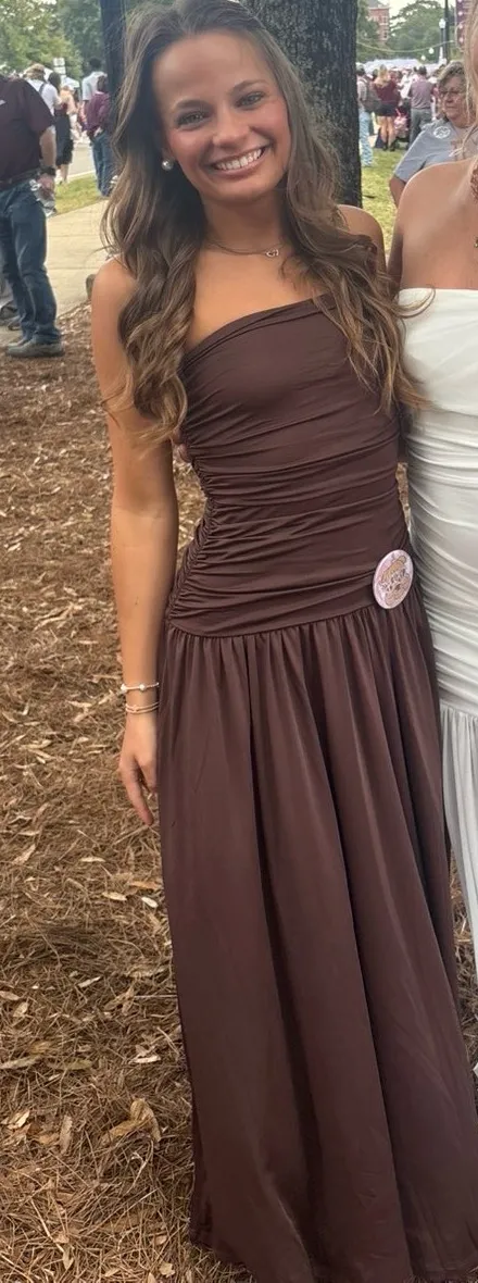Revolve NIA Santal Dress in Nutshell - Image 3