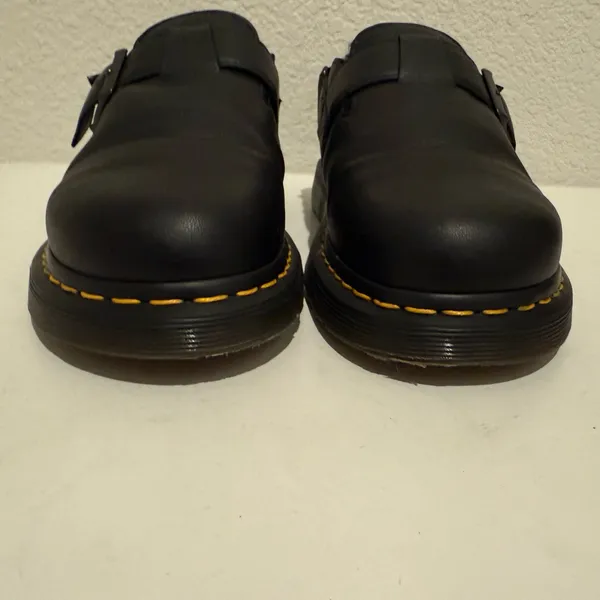Dr. Martens Docs Jorge II Ambassador Black Faux Fur Lined Slingback Mules US 9 - Image 6