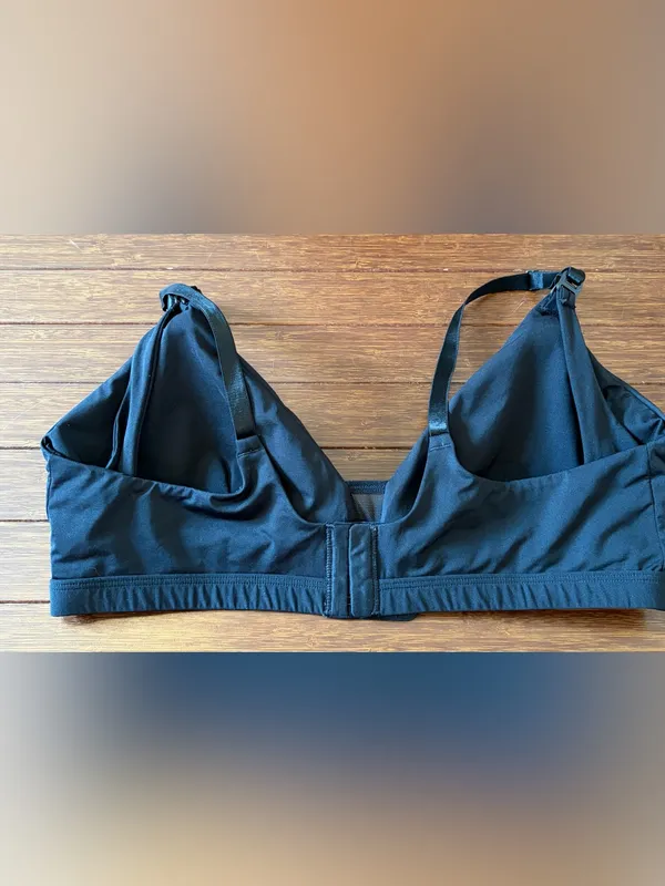 Pepper Nursing Wirefree Bra maternity breastfeeding bra in Black size XL B-C cup - Image 3