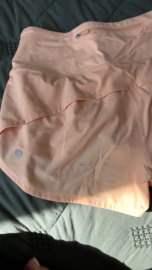 lululemon Light Peach Athletic Shorts - Image 3