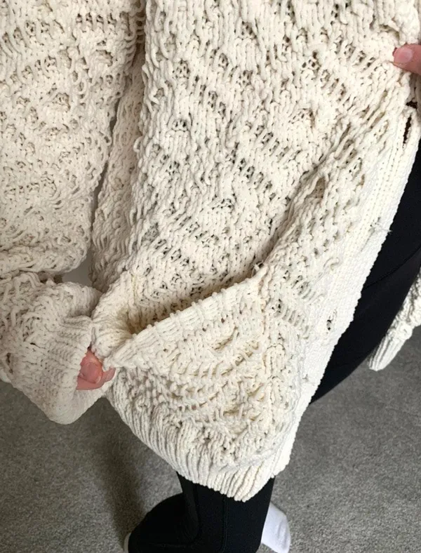 POL Cream Cardigan - Image 5