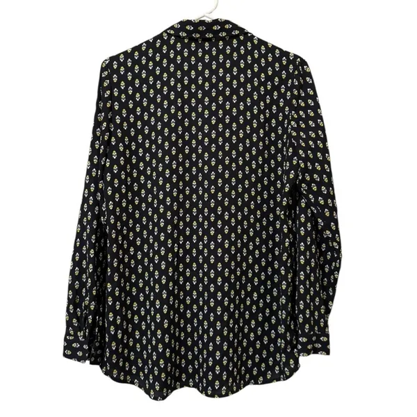 Ann Taylor‎ Factory Women Size Small Long Sleeve Button Down Blouse Polyester - Image 2
