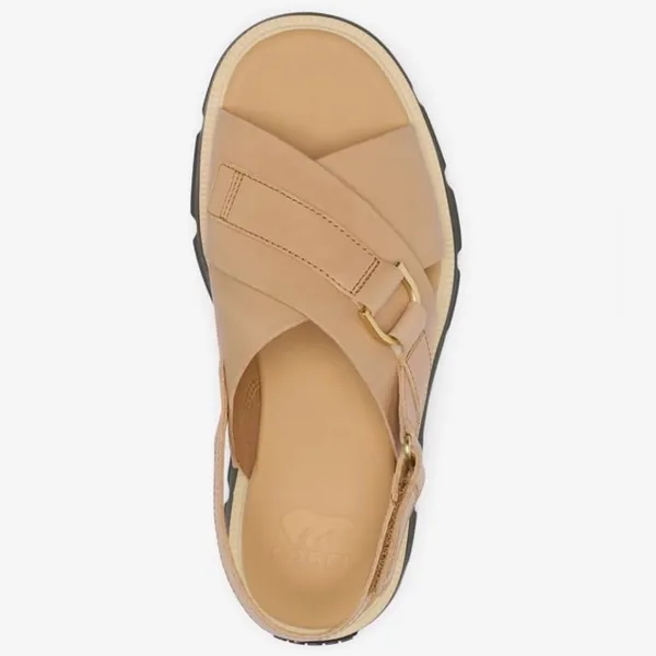 NEW Full Grain Leather Sorel Rein Cb Crisscross Sandal 9.5 $120 - Image 2