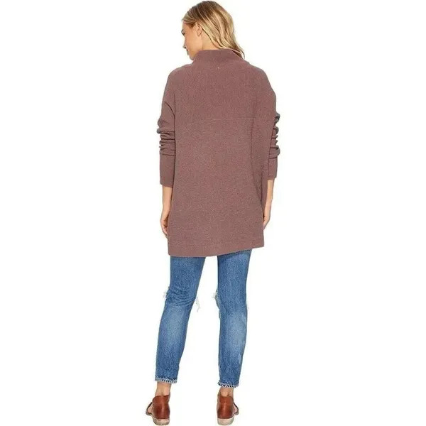 Free People Ottoman Slouchy Tunic Size Small oversized sweater ribbed knit mock - Image 10