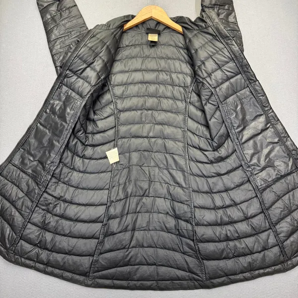 Patagonia Fiona Parka Womens XS Black Quilted Goose Down Puffer Coat 28355 F0 - Image 9