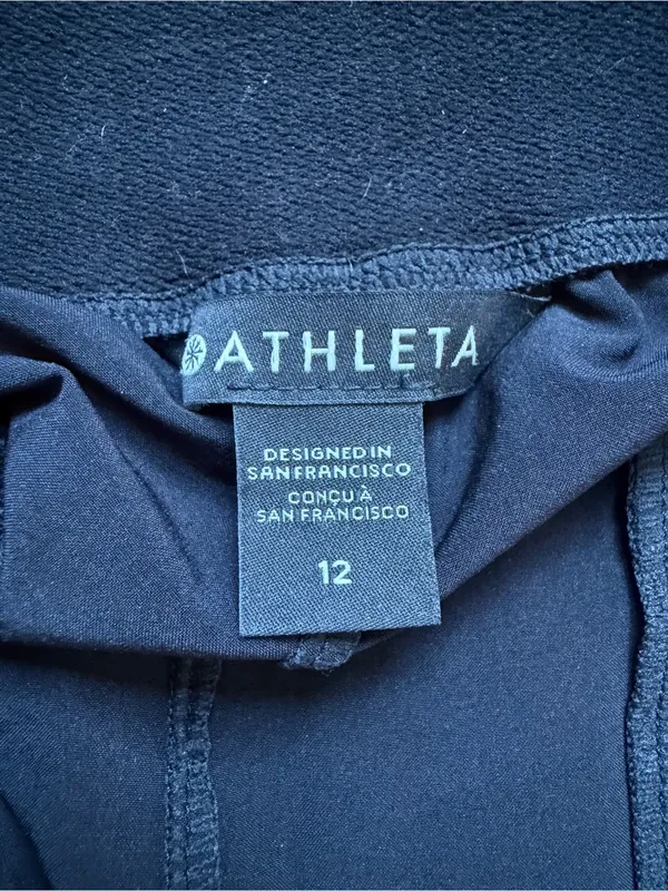 Athleta Brooklyn Heights Jogger Pants with Zippers Black Size 12 - Image 12