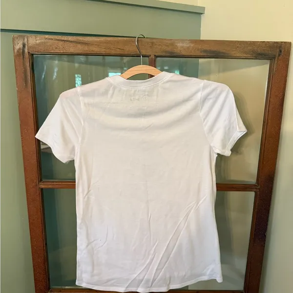 Disney Stitch Character Lilo & Stitch Graphic Short Sleeve White Tee Size Small - Image 2