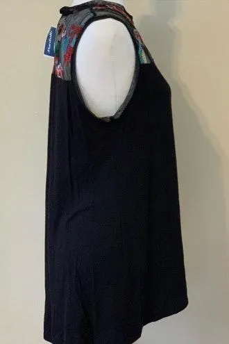 NWT Sleeveless Blouse Black Size L - Image 2