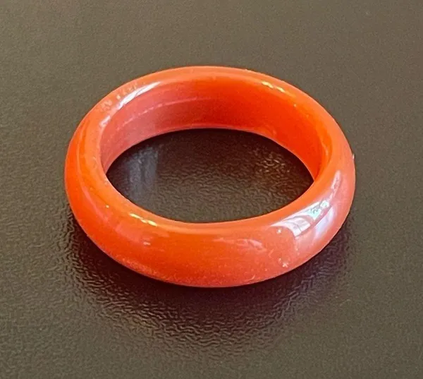 Red agate ring size 7 - Image 3