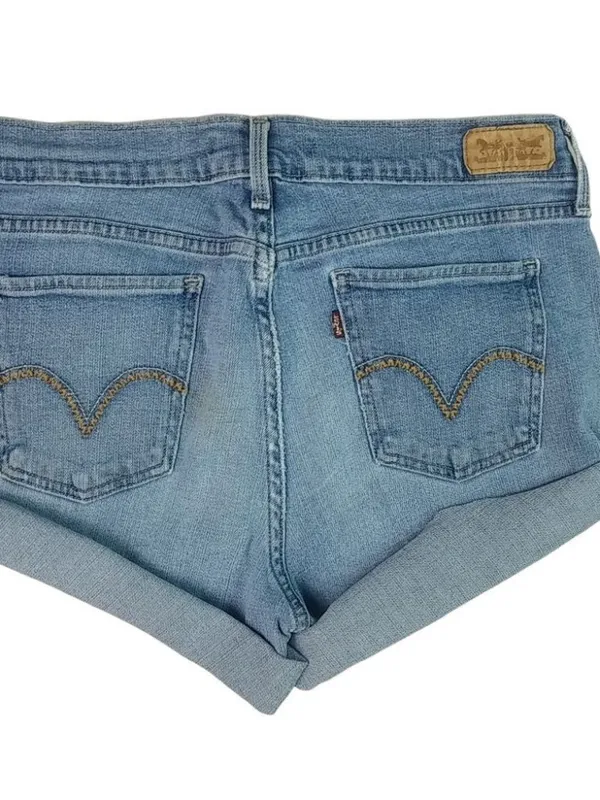 Levis 505 8 31 Medium Wash Jeans Shorts - Image 2