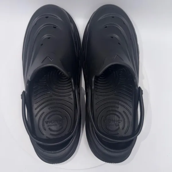 Vionic Wave RX Clogs Black Orthotic Slip On Shoes Womens 12 Mens 10 - Image 6
