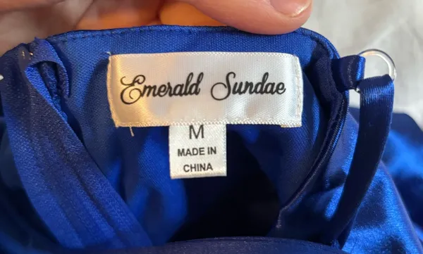 Emerald Sundae Dress Blue Royal Prom - Image 3