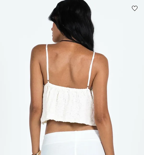 Princess Polly Kellan Top Cream - Image 2