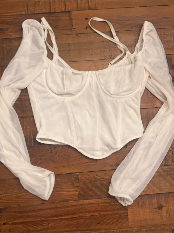 WHITE FOX‎ Bustier Top - Image 2