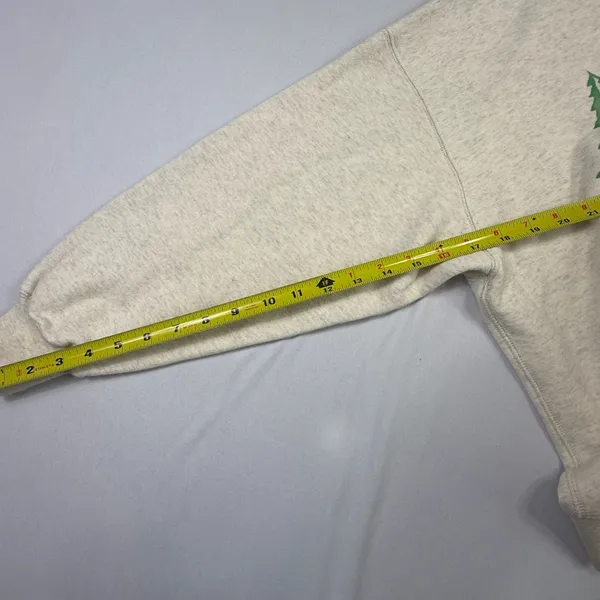 American Eagle Graphic Cabin Mountain Crewneck Sweatshirt Size Small - Image 9