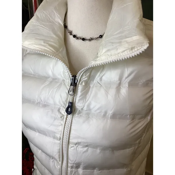 Gerry‎ Puffer Vest Women XS White Excellent Full Zip Quilted Lightweight - Image 2