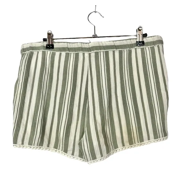 Kut from the‎ Kloth Green Stripe Cotton Shorts 4 - Image 2