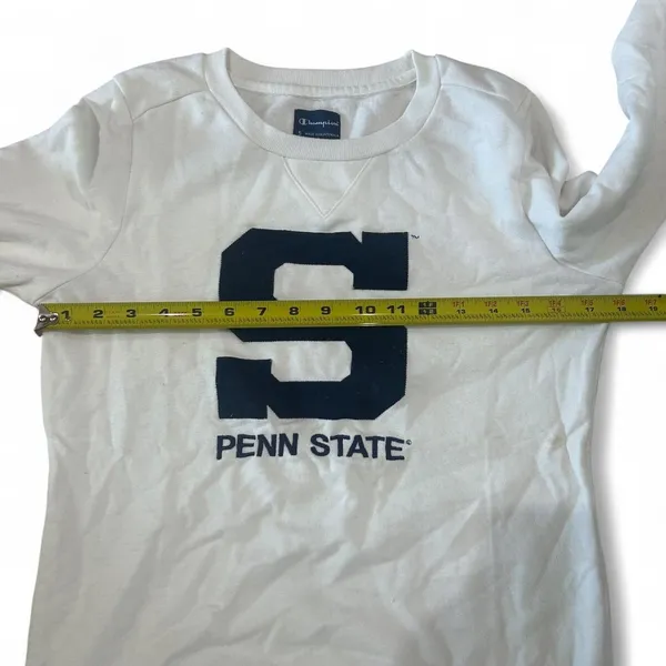 White Champion Penn State Crewneck Sweatshirt - Image 3