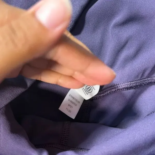 Athleta Women’s Small Purple High Rise 7/8 Leggings Hidden Waist Pocket #1600 - Image 3