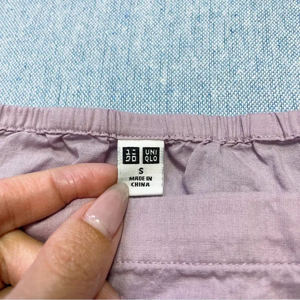 Uniqlo Puff Sleeve Blouse Size S in Purple - Image 3