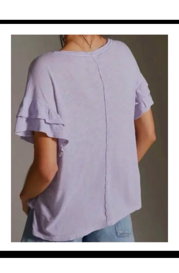 Anthropologie Lilac Tee - Image 4