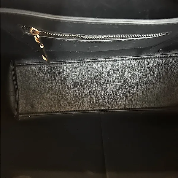 Women’s Black Tote Shoulder‎ Bag Handbag Purse - Image 15